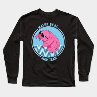 Water Bear Swim Team Tardigrade Pun Long Sleeve T-Shirt